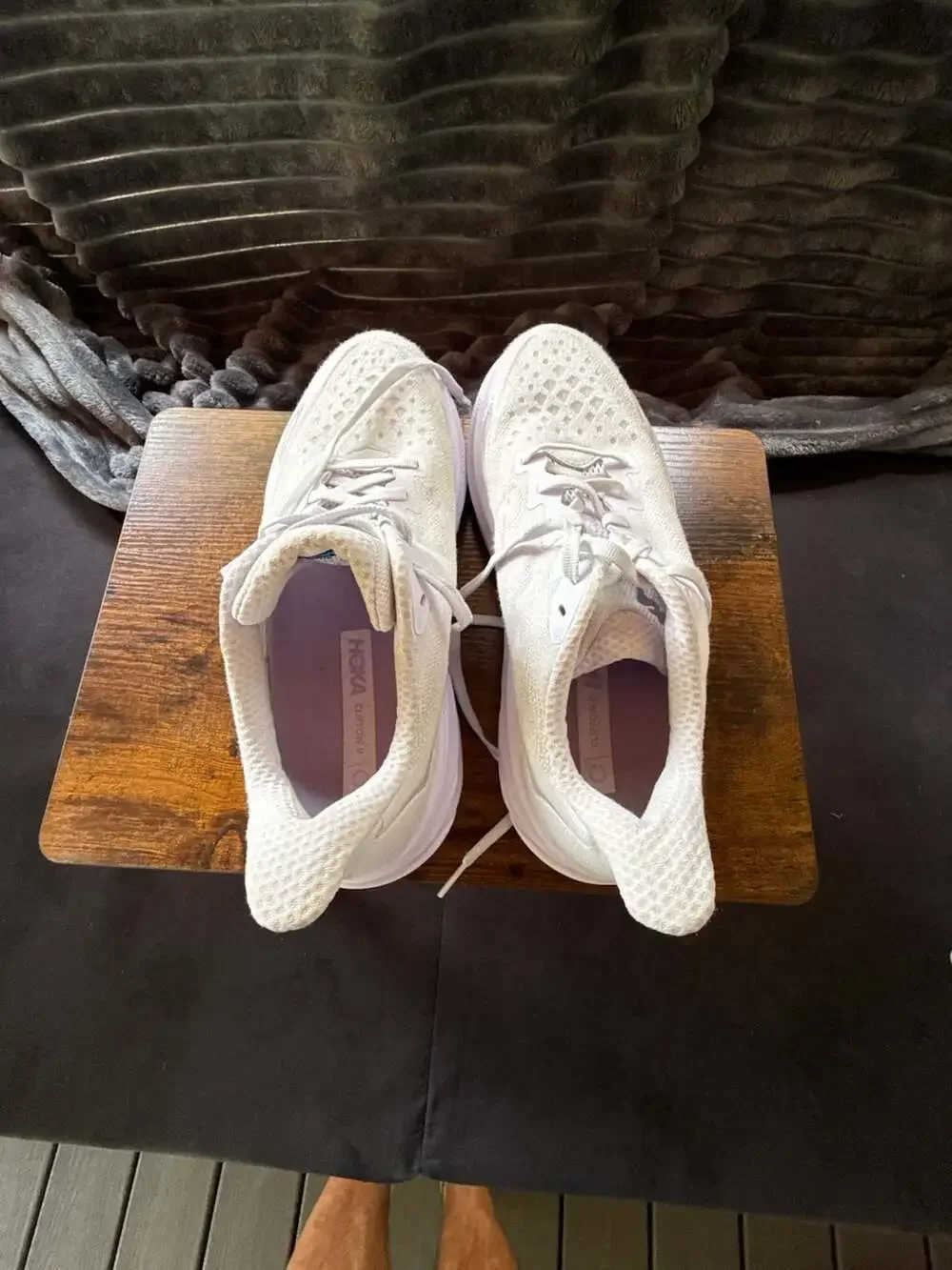 Hoka One One Clifton 8 Running Shoes White